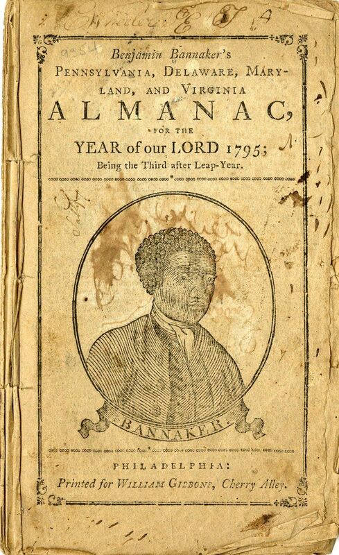 Cover of Banneker's 1795 Almanac"